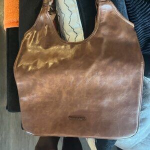 Wrangler Bag Women's Western Purse, Double Handle Hobo NWT